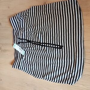 Renee C Black and Gray Knit Skirt